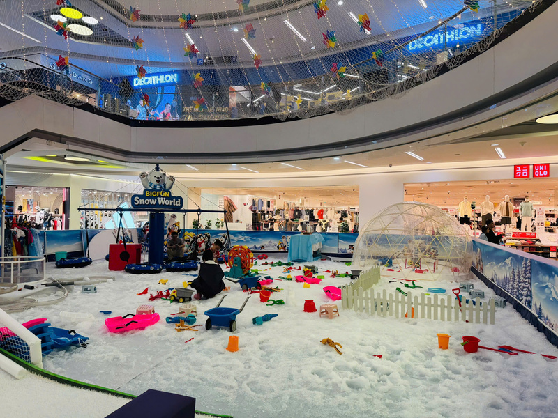 Hoạt động vui chơi tại Bigfun Snow World 